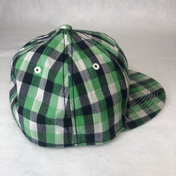 Dickies Embroidered Flat Brim Hat Fitted Cap Kid's Size - Picture 4 of 8